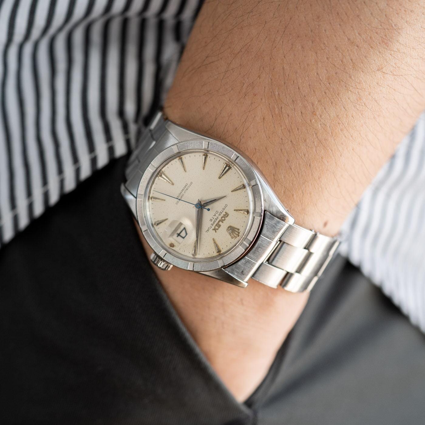 ROLEX Oyster Perpetual Date 6535 1950s - Arbitro