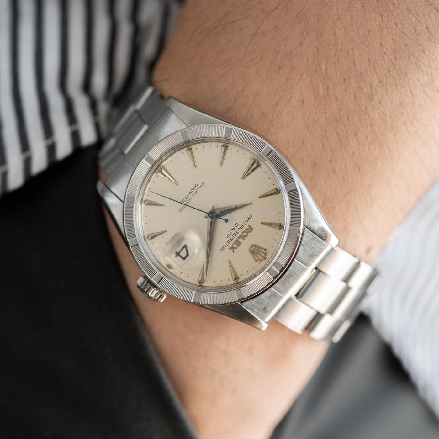 ROLEX Oyster Perpetual Date 6535 1950s - Arbitro