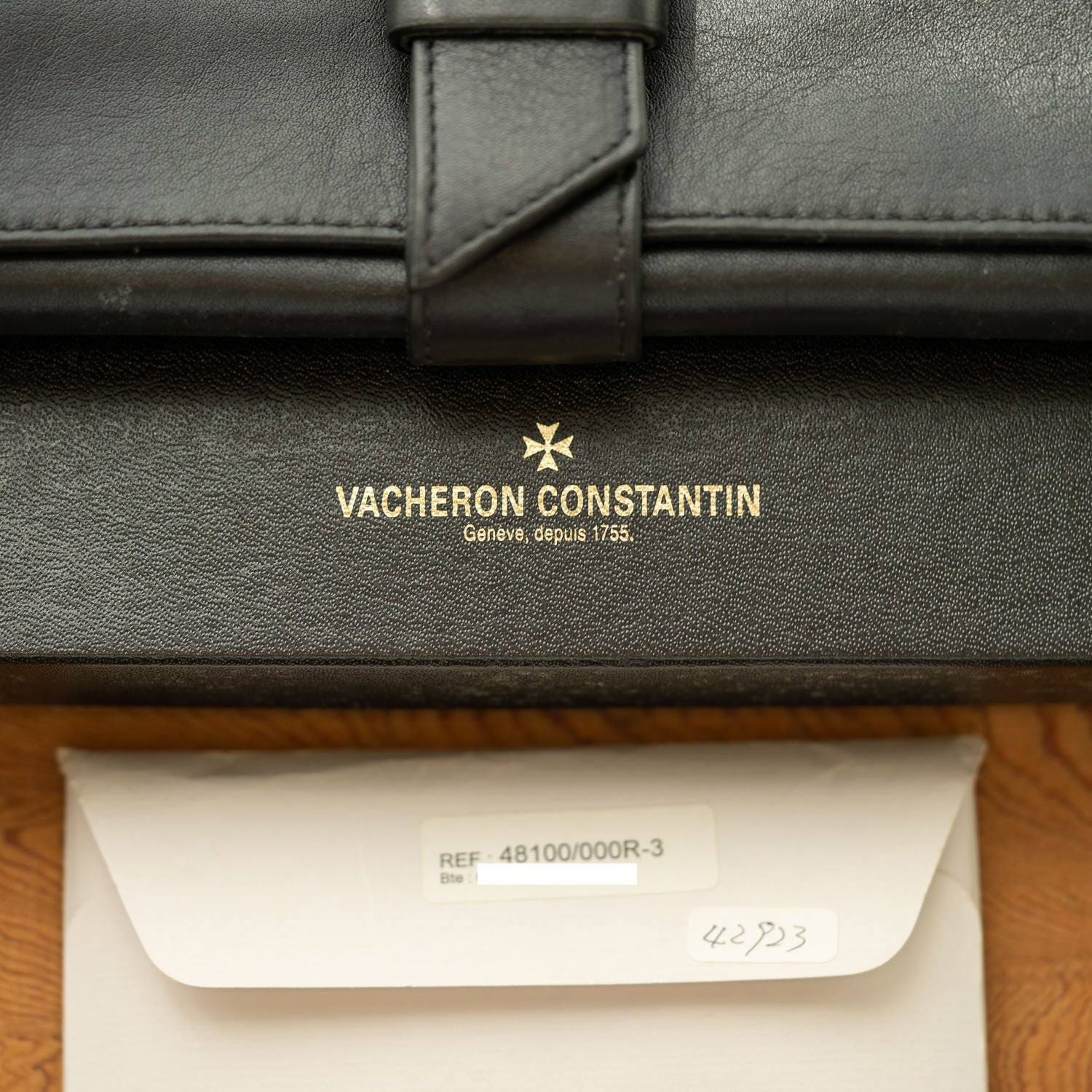 VACHERON CONSTANTIN Historiques 48100 "Tour de L'ile" RG Box and Paper - Arbitro